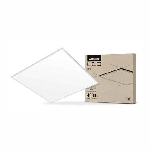 P404w LED-panel 40w - neutralvit, 230v, 5200lm, förbrukning 40w