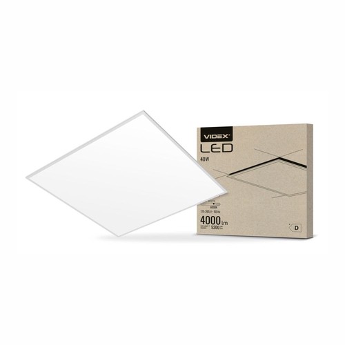 P406W LED-panel 40W - kallvit, 230V, 5200lm, 40W förbrukning