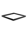 600x600 LED-panel - ytmontageram, svart