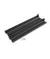 600x600 LED-panel - ytmontageram, svart