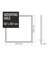 Pb364w panel 36W - neutralvit, 230V, 6400lm