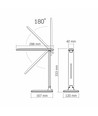 Oslo bordslampa - LED, dimbar, spänning: 230V, ljusstyrka: 490lm, förbrukning: 5W