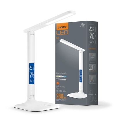 Rio bordslampa - LED, dimbar, vit, 230V, 490lm, 5W