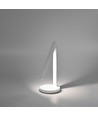 LED uppladdningsbar bordslampa - vit, förbrukning: 5