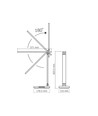 LED skrivbordslampa - trådlös laddning, svart, 230V, 700lm, 18W