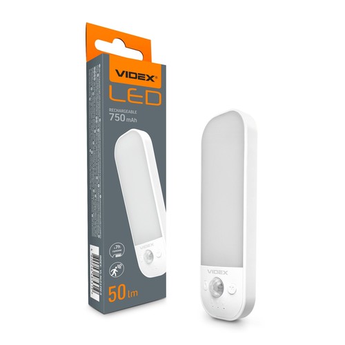 Uppladdningsbar LED-lampa - PIR rörelsesdetektor, CCT, USB-C