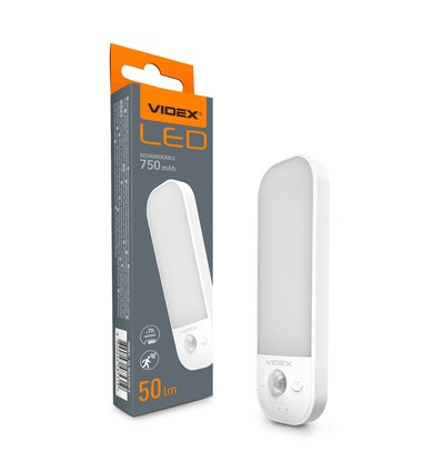 Uppladdningsbar LED-lampa - PIR rörelsesdetektor, CCT, USB-C