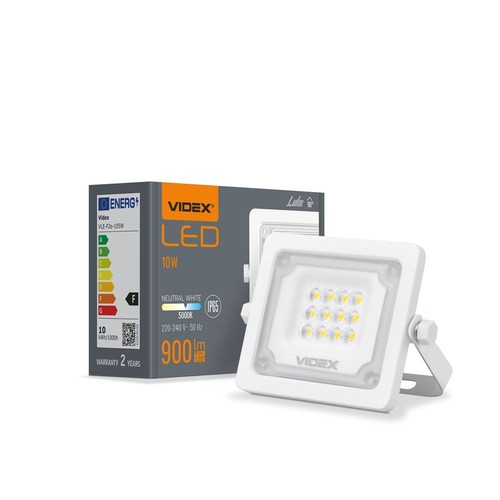 Luca spotlight 10W - LED, flood, neutralvit, spänning: 230V, ljusstyrka: 900, förbrukning: 10