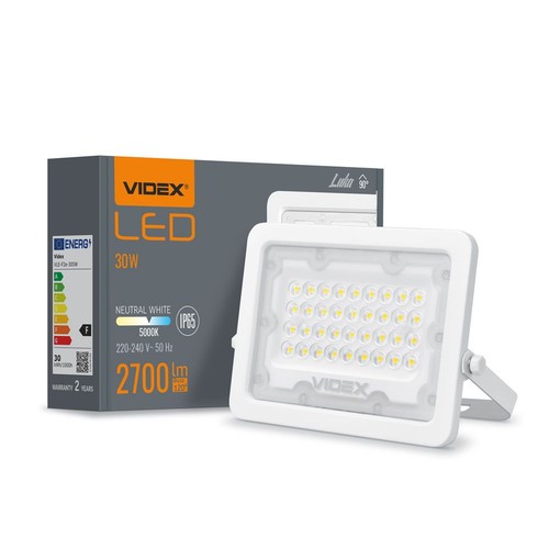 Flood Luca spotlight 30W - neutralvit, 230V, 2700lm