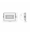Flood Luca spotlight 30W - neutralvit, 230V, 2700lm