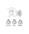 Luca spot 10W - LED, med rörelsesensor, neutralvit, 230V, 900 lm, förbrukning 10 W