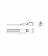 Sle18 gatlampa 100W - LED, IP65, 5000K, 220V