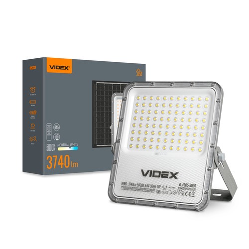 LED solcellprojektor - 5000K