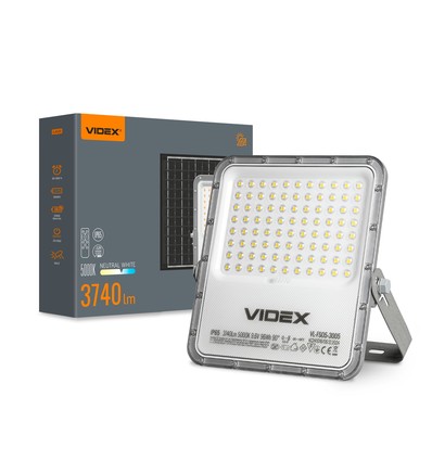 LED solcellprojektor - 5000K