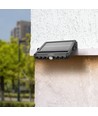 LED solcellsvägglampa - med rörelsesensor