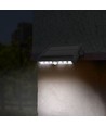 LED solcellsvägglampa - med rörelsesensor