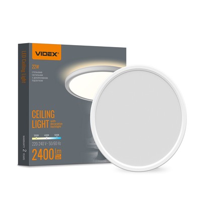 Dl5r taklampa 22W - CCT justerbar, 220V, vit, 230V, ljusstyrka 2400, förbrukning 22