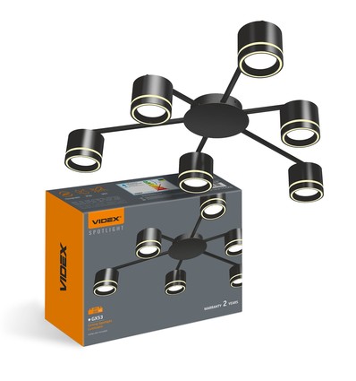 Takspotlampa GX53 - max 6x30, 230V