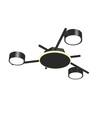 Takspotlampa 3x30W GX53 - 230V, 9W bakgrundsbelysning, ljusstyrka 830