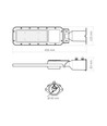 Sle17 gatlampa 50W - LED, IP65, 5000K, 220V, 230V, ljusstyrka 5000, förbrukning 50