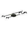 Takspotlampa 4x30W GX53 - 230V, 830lm, 9W bakgrundsbelysning