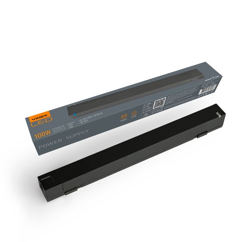100W - strömförsörjning för magnetiskt slankt skensystem, 230V, förbrukning 100