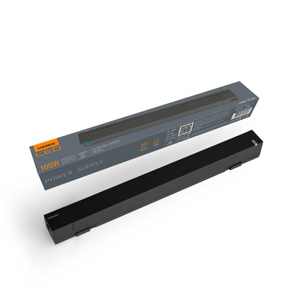 100W - strömförsörjning för magnetiskt slankt skensystem, 230V, förbrukning 100