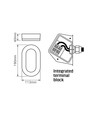 Gala vägglampa 11W - neutralvit, 230V, 1150lm