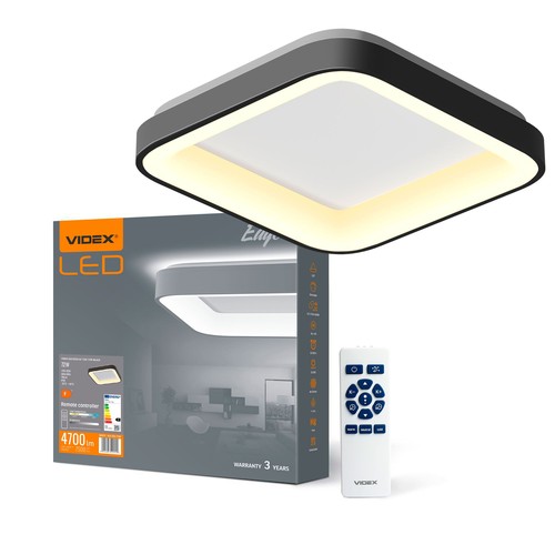 Edge taklampa 72W - LED, svart, 230V, ljusstyrka 7500, förbrukning 72