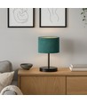 Hilde LN1 Svart/Grön bordslampa - Ø20 cm, E27, 230V, utan ljuskälla