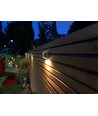 2 st. MIVO Solcell vägglampa LED - Silver, Snygg vägg-effekt, utomhus