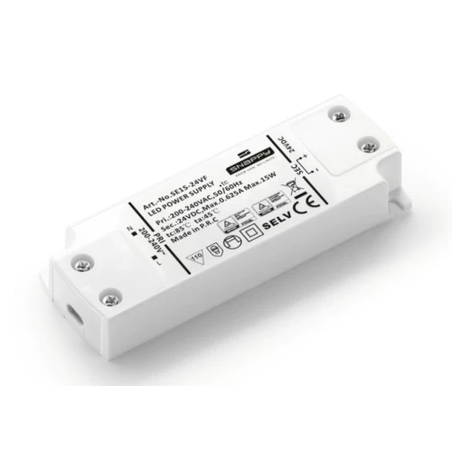 Snappy 15W / 24V DC strömförsörjning - 0,625A, IP20 inomhus