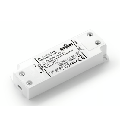 Snappy 15W strömförsörjning - 24V DC, 0,625A, IP20 inomhus