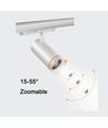 LEDlife Zoom justerbar skenspot 30W - Justerbar CCT + ljusstyrka + spridning, Vit, RA92, 3000lm, 3-fas