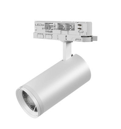 LEDlife Zoom justerbar skenspot 30W - Justerbar CCT + ljusstyrka + spridning, Vit, RA92, 3000lm, 3-fas