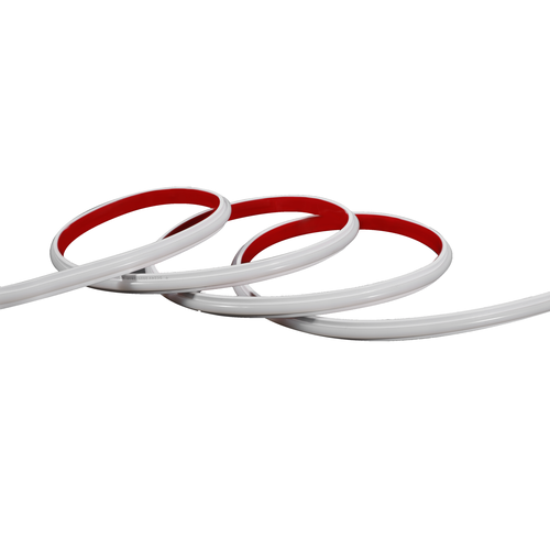 5 m vattentät slim COB strip - 230V, IP67, 296 LED, 10W/m, tejp på baksidan