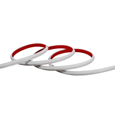 5 m vattentät slim COB strip - 230V, IP67, 296 LED, 10W/m, tejp på baksidan