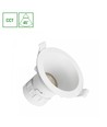 Fiale Core downlight 7W - komplett, CCT, 230V, 45°, IP20, UGR19, Ø90x85mm, vit, rund