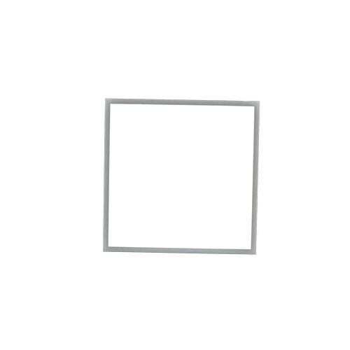60x60 LED-panel, 40W - 120lm/W, IP65, vit kant