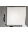 60x60 LED-panel, 40W - 120lm/W, IP65, vit kant