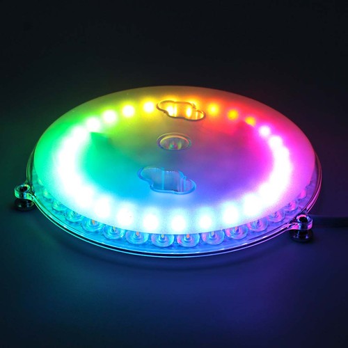 17cm / 18W RGBIC+CCT LED-insats med linser - Ersätter G24, cirkelrör och kompaktrör