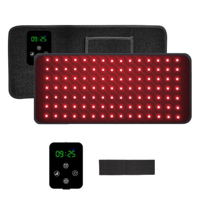 Ljusterapibälte för nacke, ländrygg mm. - Infraröd, 10W, med batteri