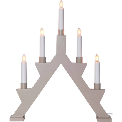 Outlet: EGLO ZACK 5-ARMET JULE LYSESTAGE I GRÅ