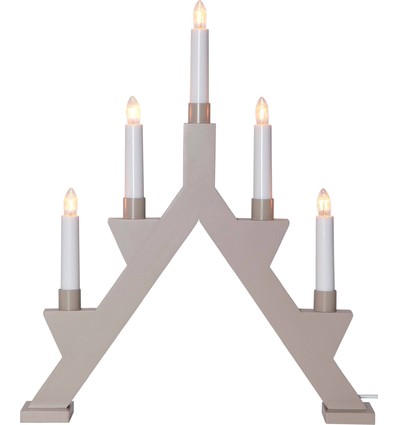 Outlet: EGLO ZACK 5-ARMET JULE LYSESTAGE I GRÅ