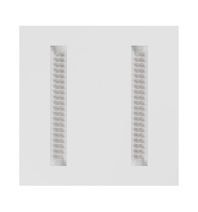 600x600x35 Algine Doppio panel 40W - neutralvit, 230V, 80°, IP20, vit