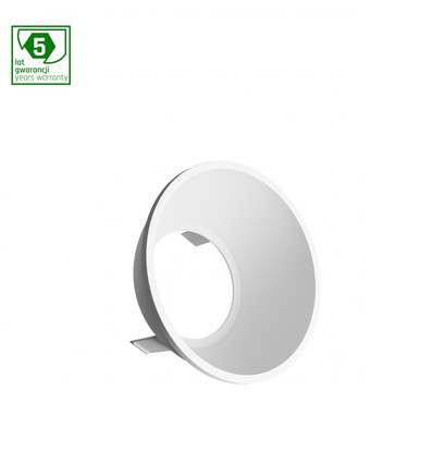Orbito reflektor 10W - inbyggd SLI043018, yta SLI043036 +SLI043037, Ø70 mm, vit matt
