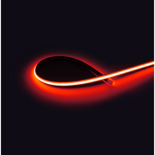 5m 9W/m Röd Dot-free COB-LED strip - IP20, 240 LED per meter, 24V, COB LED