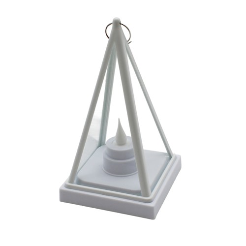 LED lykta triangulär - Vit, batteri, IP54 inomhus/utomhus