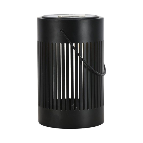 Vt-7994 LED bordslampa - Solar, metall, svart hus, med handtag