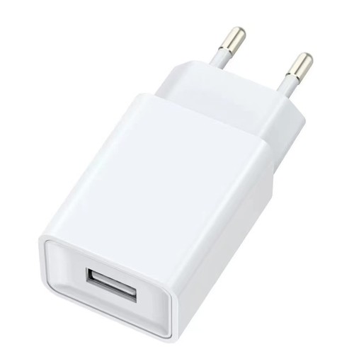 USB-laddare 10W - Vit, USB-A, perfekt för mobil och lampor